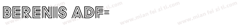 Berenis ADF字体转换
